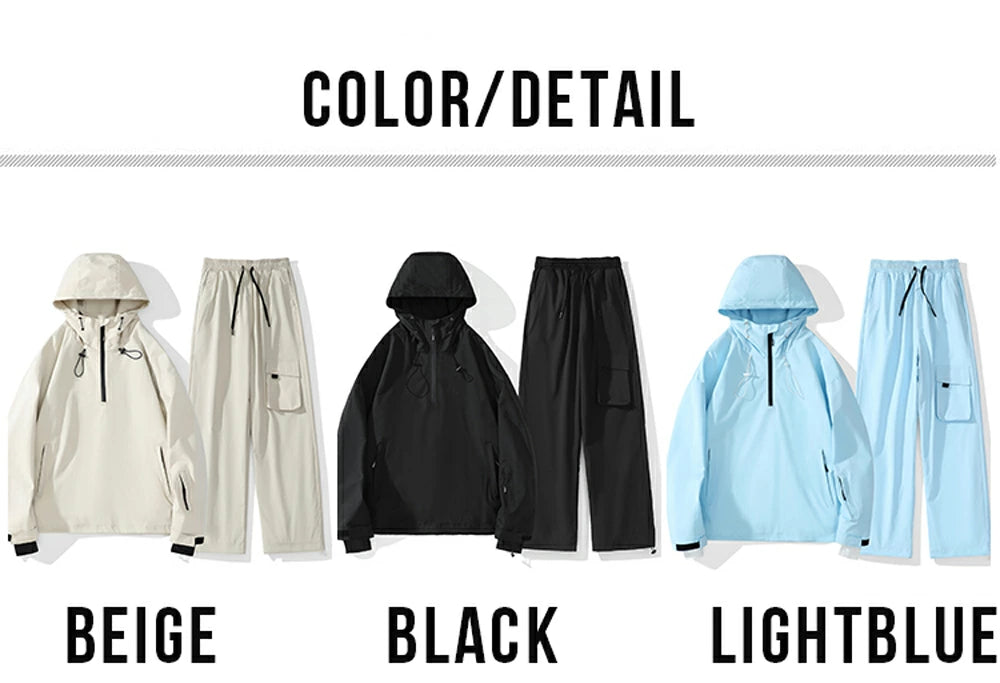 スノーボードウェア 上下セット レディース 8010-TZ033（撥水・防風